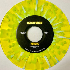 Black Sage - Magic 45 rpm 7" Reissue on Color Vinyl Desert Island Records