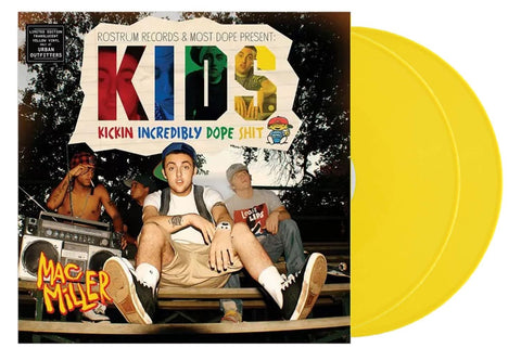Mac Miller - K.I.D.S. [2010 Reissue, Translucent Yellow Colored Vinyl 2LP]