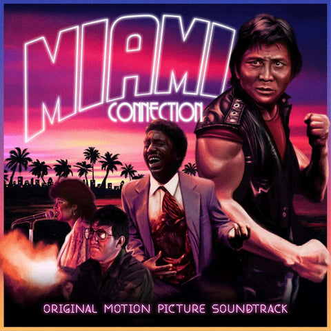 Angelo Janotti and Dragon Sound - Miami Connection (Original Motion Picture Soundtrack) [First Issue Neon Splatter Colored Vinyl LP]