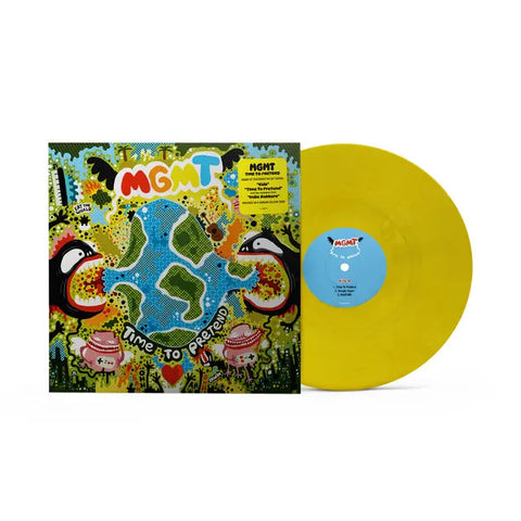 MGMT - Time To Pretend [20th Anniversary Banana Yellow Colored Vinyl LP]