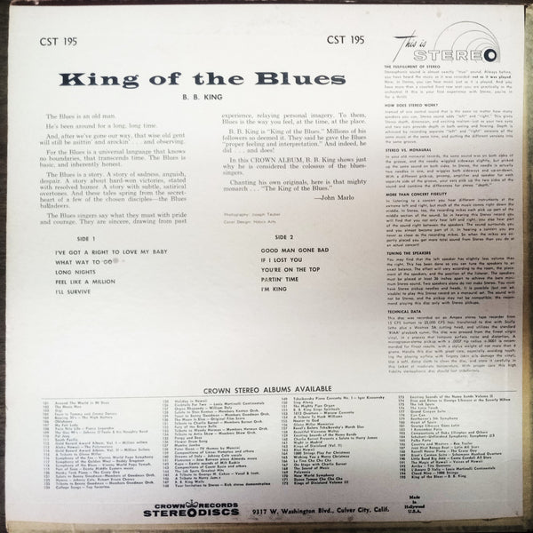 B.B. King - King of the Blues