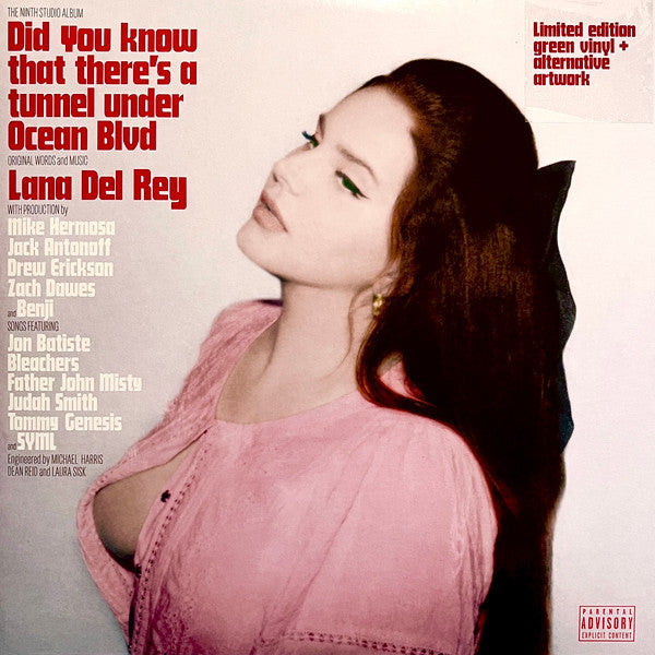 Lana Del Rey - Did you know that there’s a tunnel under Ocean Blvd [Indie Exclusive Limited Edition Light Green Vinyl 2LP and Alternative Cover]