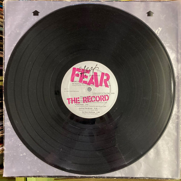 Fear - The Record