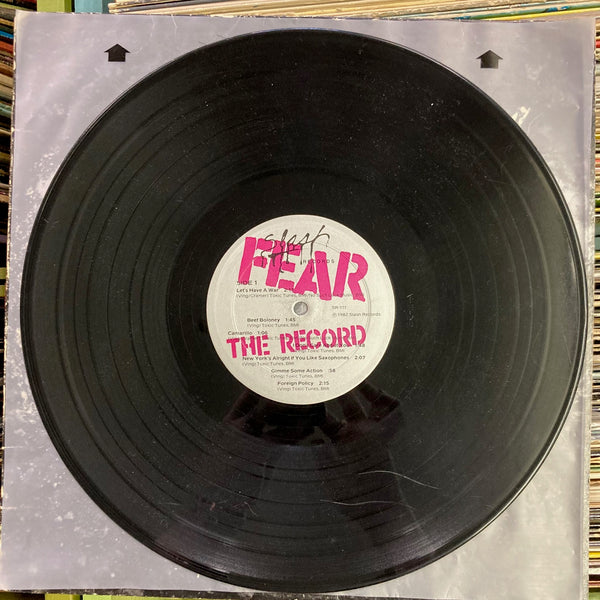 Fear - The Record