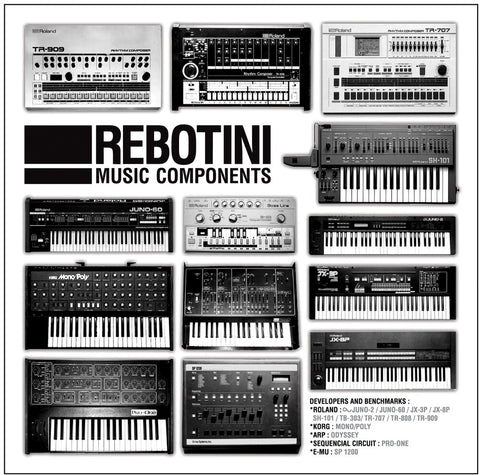 Rebotini - Music Components [White & Black VInyl LP]